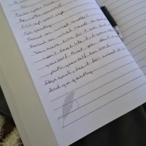 notes from notebook on how to escape overwhelm